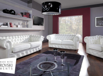 Sofa set 3+1+1 Seater Design Relax Sofas Upholstery Modern Couches